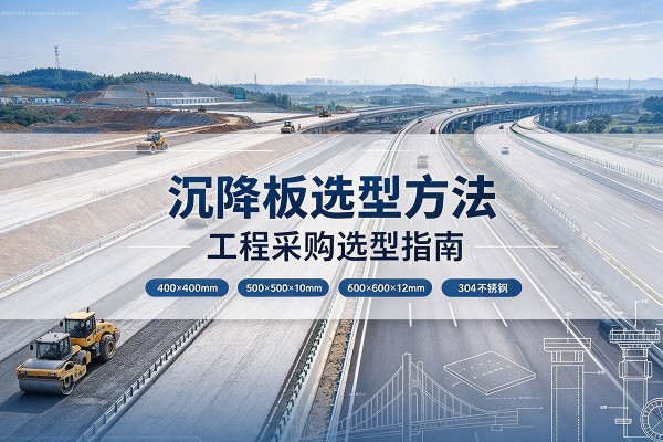 金门沉降板选择方法