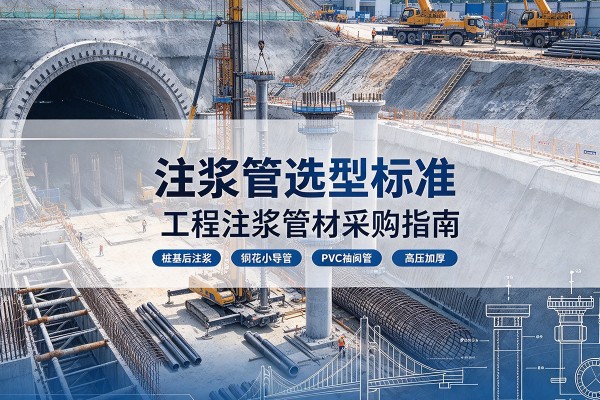 金门注浆管选型标准