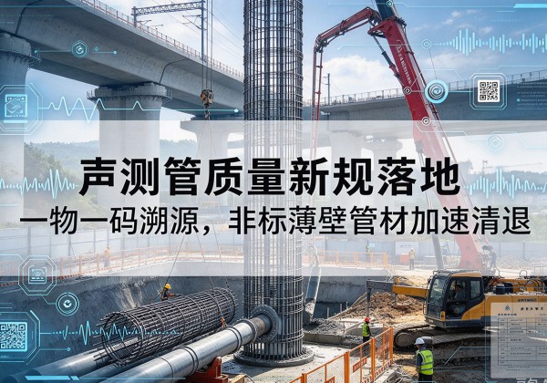 金门声测管质量新规落地，一物一码溯源，非标薄壁管材加速清退