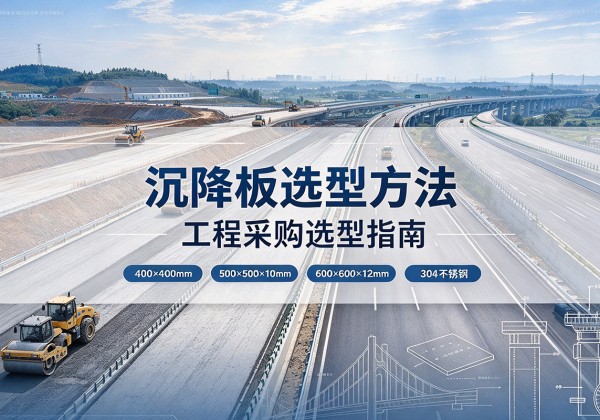 金门沉降板选择方法